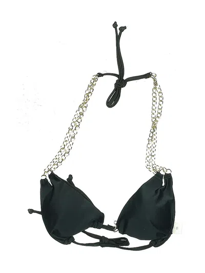 Pre-owned Unbranded Swimsuit Top Black Swimwear