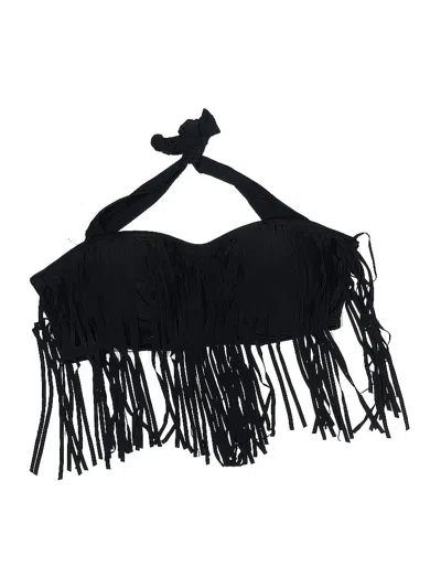 Pre-owned Unbranded Swimsuit Top Black Swimwear