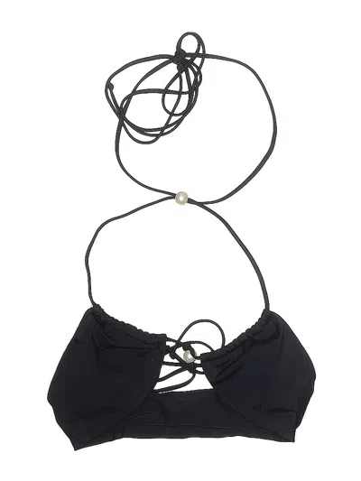 Pre-owned Unbranded Swimsuit Top Black Swimwear