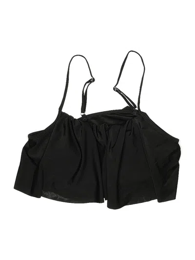 Pre-owned Unbranded Swimsuit Top Black Swimwear