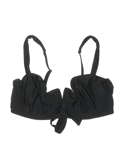 Pre-owned Unbranded Swimsuit Top Black Swimwear