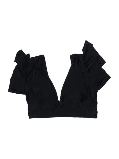 Pre-owned Unbranded Swimsuit Top Black Swimwear