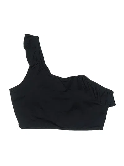 Pre-owned Unbranded Swimsuit Top Black Swimwear