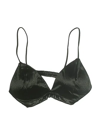 Pre-owned Unbranded Swimsuit Top Black Swimwear