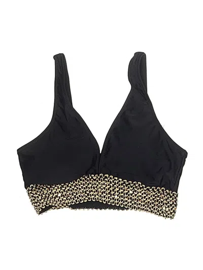 Pre-owned Unbranded Swimsuit Top Black Swimwear