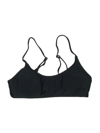 Pre-owned Unbranded Swimsuit Top Black Swimwear