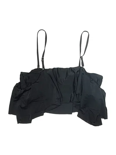 Pre-owned Unbranded Swimsuit Top Black Swimwear