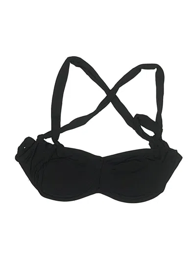 Pre-owned Unbranded Swimsuit Top Black Swimwear