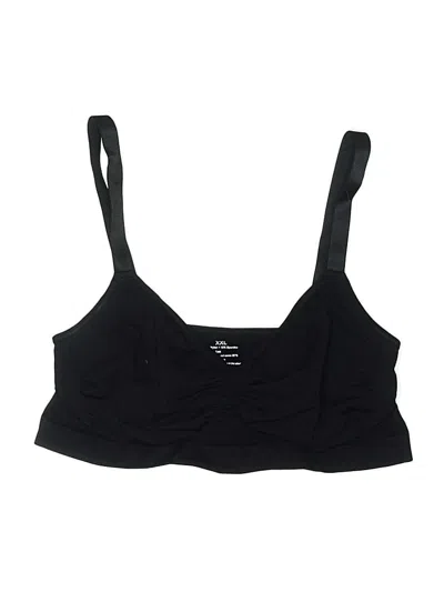 Pre-owned Unbranded Swimsuit Top Black Swimwear