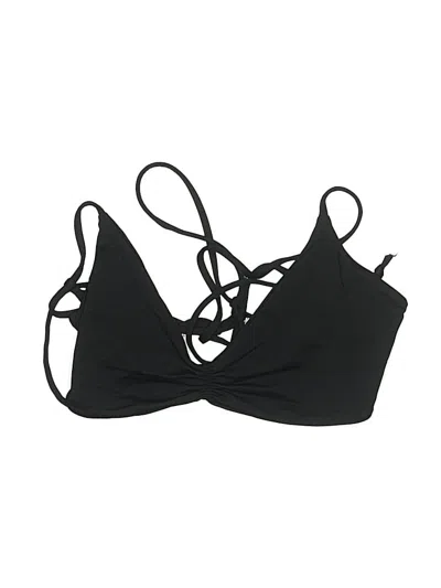 Pre-owned Unbranded Swimsuit Top Black Swimwear