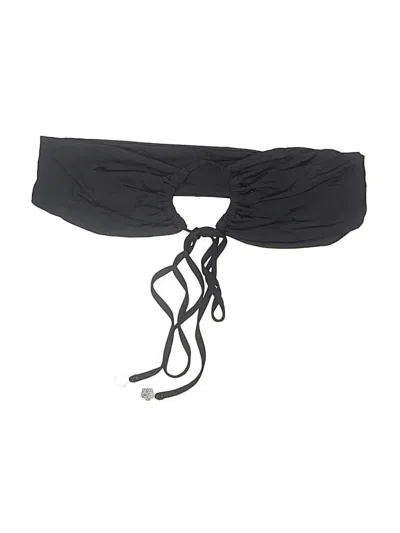 Pre-owned Unbranded Swimsuit Top Black Swimwear