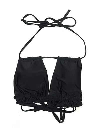 Pre-owned Unbranded Swimsuit Top Black Swimwear