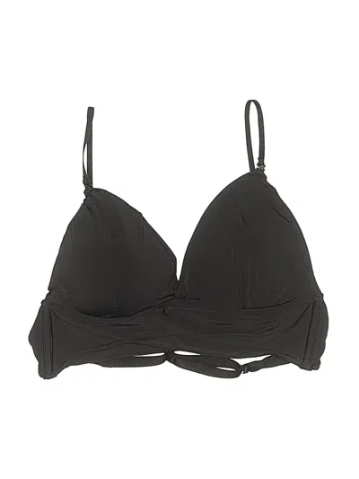 Pre-owned Unbranded Swimsuit Top Black Swimwear