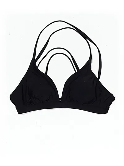 Pre-owned Unbranded Swimsuit Top Black Swimwear