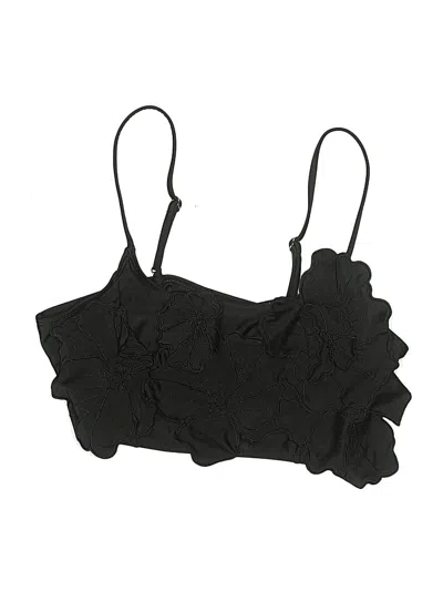Pre-owned Unbranded Swimsuit Top Black Swimwear