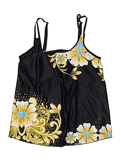 Pre-owned Unbranded Swimsuit Top Black Swimwear
