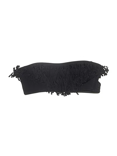 Pre-owned Unbranded Swimsuit Top Black Swimwear