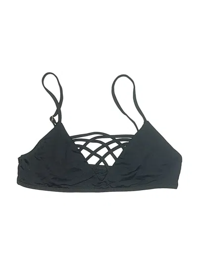 Pre-owned Unbranded Swimsuit Top Black Swimwear