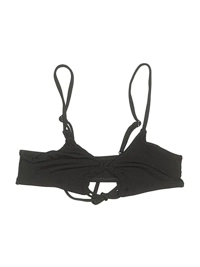 Pre-owned Unbranded Swimsuit Top Black Swimwear