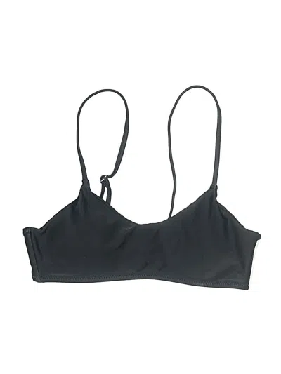 Pre-owned Unbranded Swimsuit Top Black Swimwear