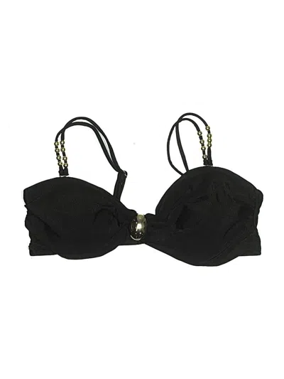 Pre-owned Unbranded Swimsuit Top Black Swimwear