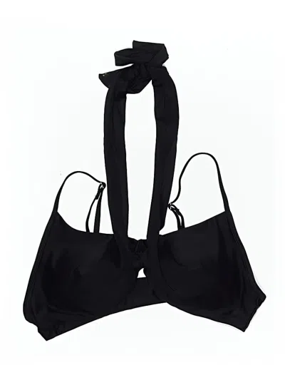 Pre-owned Unbranded Swimsuit Top Black Swimwear