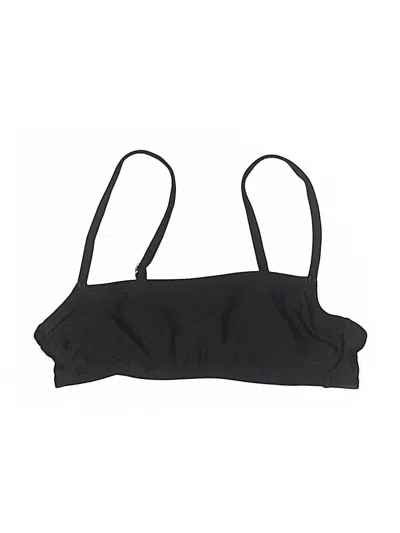 Pre-owned Unbranded Swimsuit Top Black Swimwear