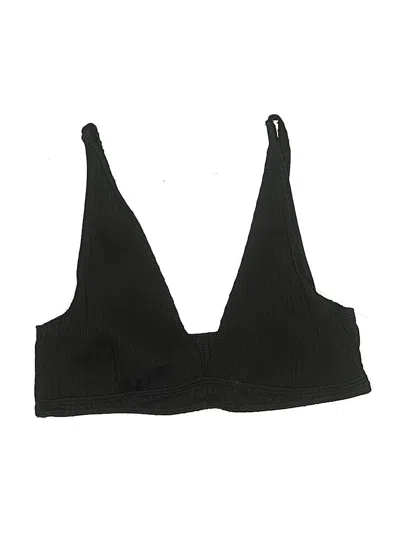 Pre-owned Unbranded Swimsuit Top Black Swimwear