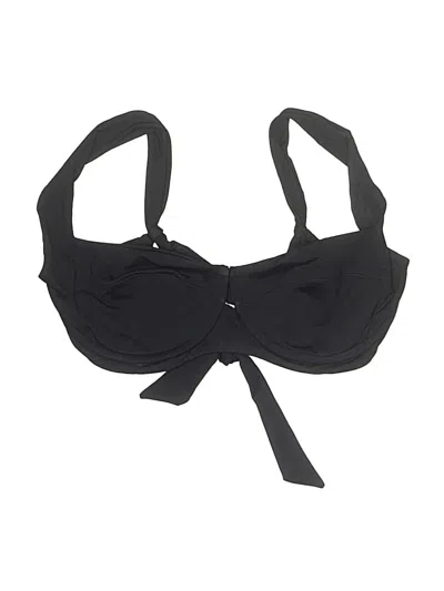 Pre-owned Unbranded Swimsuit Top Black Swimwear
