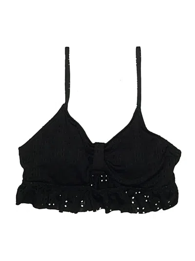 Pre-owned Unbranded Swimsuit Top Black Swimwear