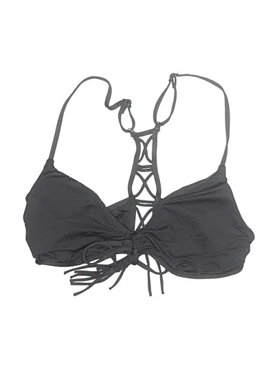 Pre-owned Unbranded Swimsuit Top Black Swimwear