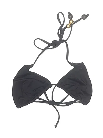 Pre-owned Unbranded Swimsuit Top Black Swimwear