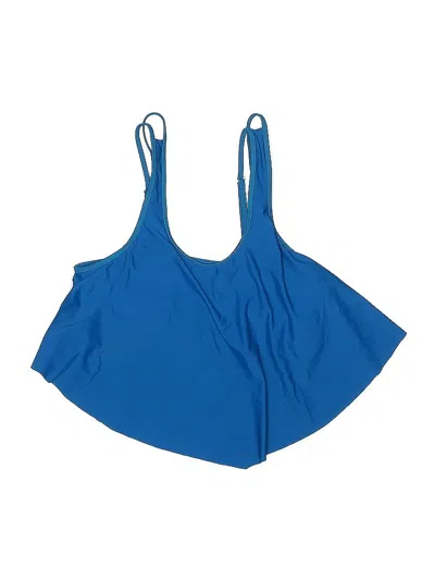 Pre-owned Unbranded Swimsuit Top Blue Swimwear