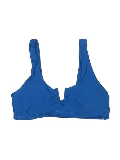 Pre-owned Unbranded Swimsuit Top Blue Swimwear