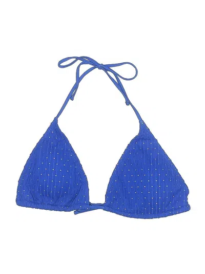 Pre-owned Unbranded Swimsuit Top Blue Swimwear