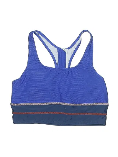 Pre-owned Unbranded Swimsuit Top Blue Swimwear