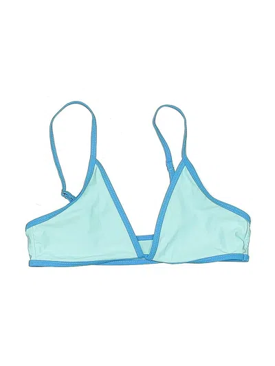 Pre-owned Unbranded Swimsuit Top Blue Swimwear