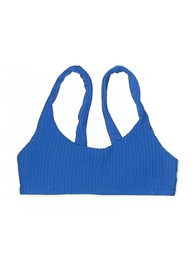 Pre-owned Unbranded Swimsuit Top Blue Swimwear