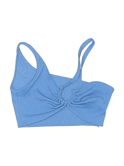 Pre-owned Unbranded Swimsuit Top Blue Swimwear