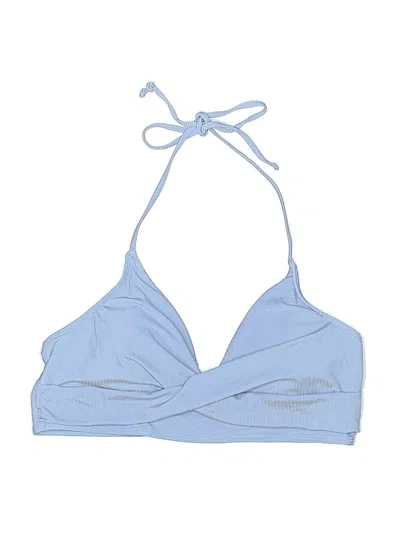 Pre-owned Unbranded Swimsuit Top Blue Swimwear
