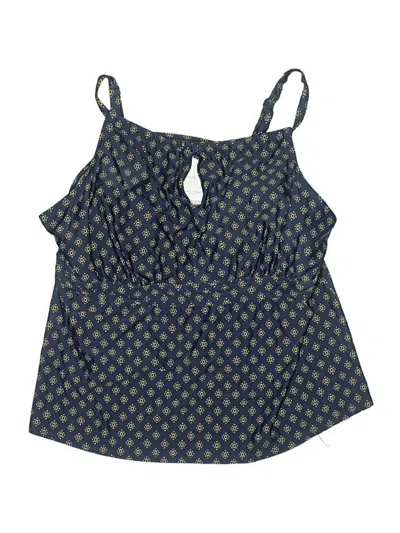 Pre-owned Unbranded Swimsuit Top Blue Swimwear