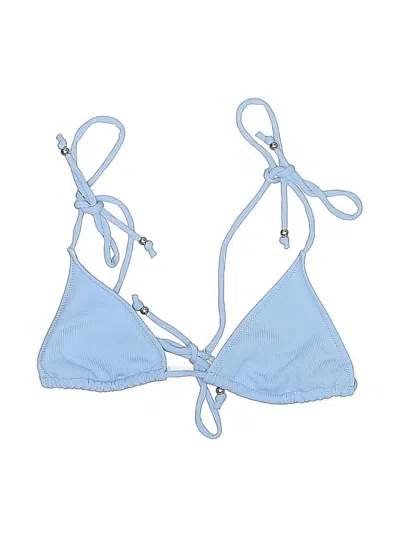 Pre-owned Unbranded Swimsuit Top Blue Swimwear