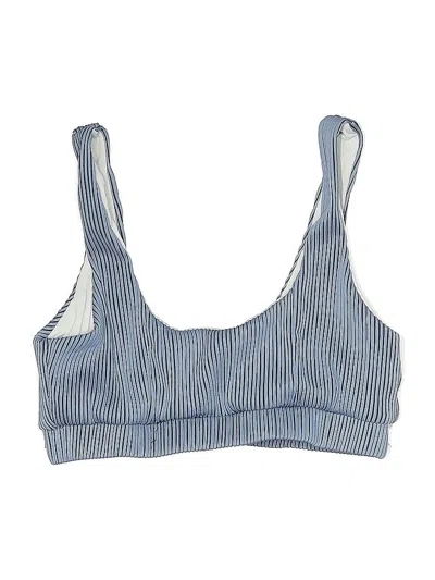 Pre-owned Unbranded Swimsuit Top Blue Swimwear