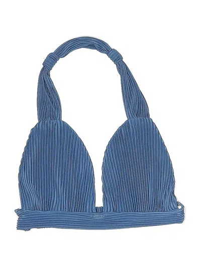 Pre-owned Unbranded Swimsuit Top Blue Swimwear