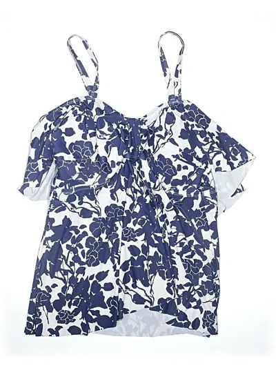 Pre-owned Unbranded Swimsuit Top Blue Swimwear