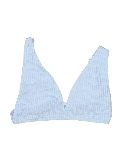 Pre-owned Unbranded Swimsuit Top Blue Swimwear