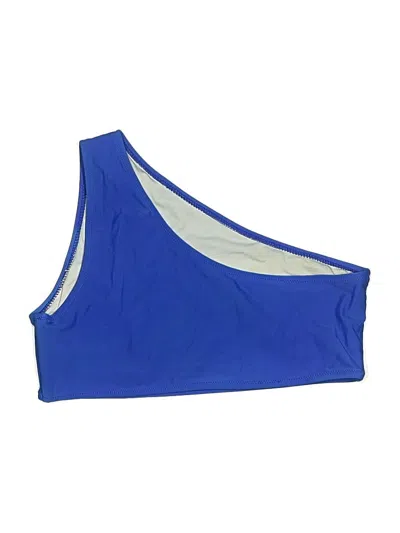 Pre-owned Unbranded Swimsuit Top Blue Swimwear