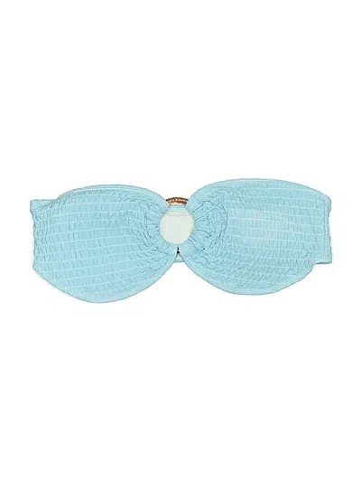 Pre-owned Unbranded Swimsuit Top Blue Swimwear