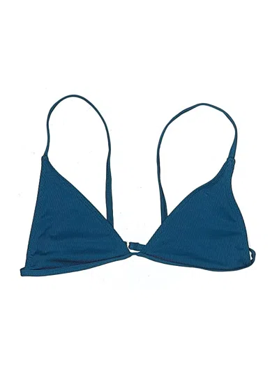Pre-owned Unbranded Swimsuit Top Blue Swimwear