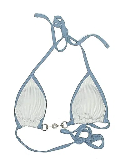 Pre-owned Unbranded Swimsuit Top Blue Swimwear